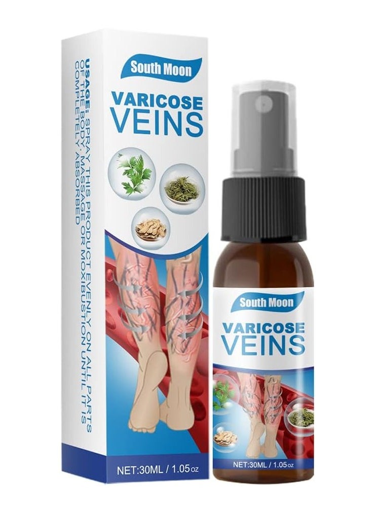 SOUTH MOON Veinhealing Varicose Veins Treatment Spray, Vein Healing Varicose Veins Treatment Spray for Legs, Spider Vein Treatment for Legs, 30ml  - Image 1