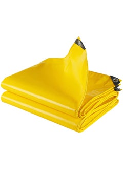 Hoodwin Hoodwin Tarpaulin Sheet Waterproof Tirpal Heavy Duty Tadpatri with Aluminium Eyelets Every 3 feet Multipurpose Plastic Cover Tharpai 12X15 FEET 150 GSM  - Image 2