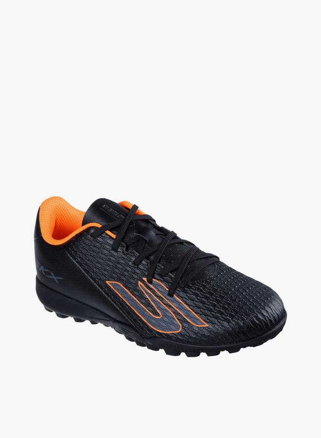 SKECHERS أحذية كرة القدم للأطفال والشباب بتصميم الرباطات - 252164L-Bkor-Cp - Image 3