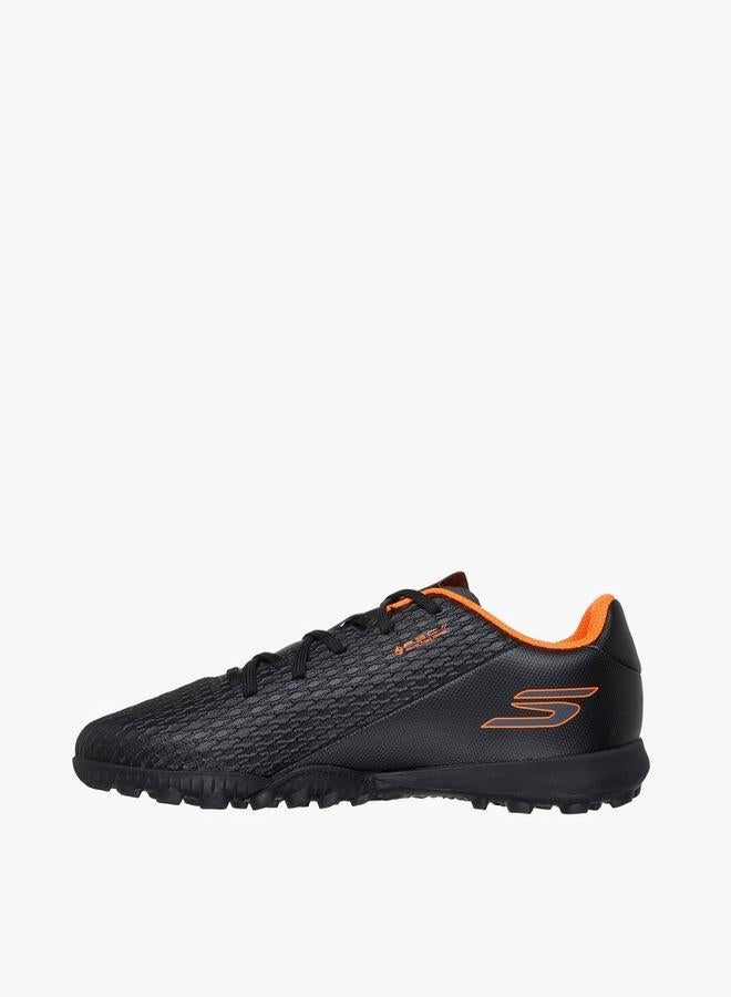 SKECHERS أحذية كرة القدم للأطفال والشباب بتصميم الرباطات - 252164L-Bkor-Cp - Image 4