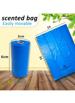 Cute 'n' Cuddle Pack of 15 Diaper Disposal Bags for Babies Blue Scented Bags  - Image 2