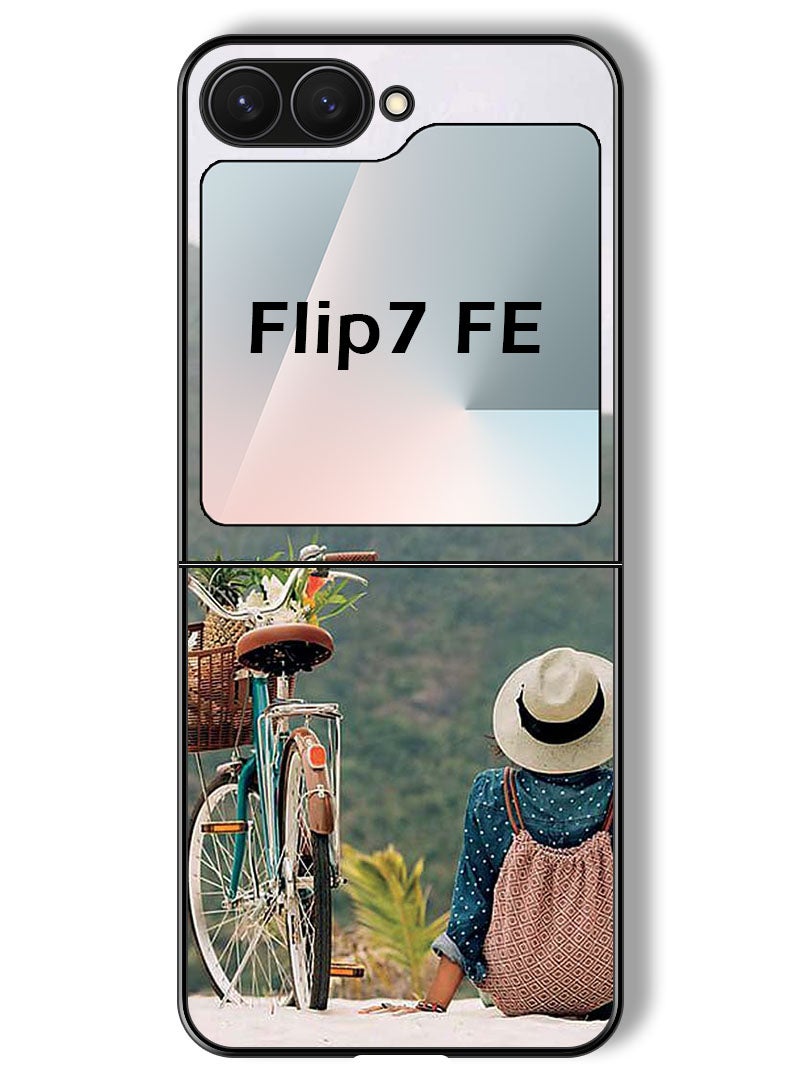 Theodor Case Compatible with Samsung Galaxy Z Flip 7 FE 6.7 Inch Protection Shockproof Bumper Cover To Travel Is To Live - Image 1