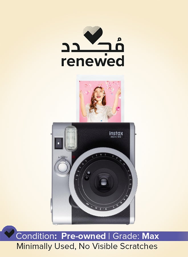 Instax Renewed - Instax Mini 90+ Camera with 10 Sheets and Bunting - Image 1