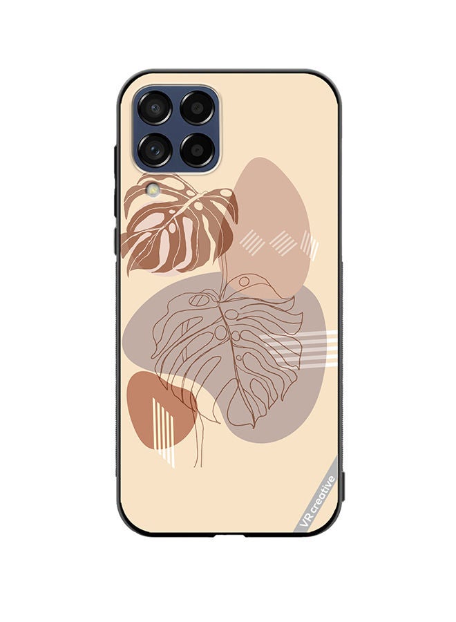 VR CREATIVE Protective Case Cover For Samsung Galaxy M33 Line Art Nature Design Multicolour - Image 1