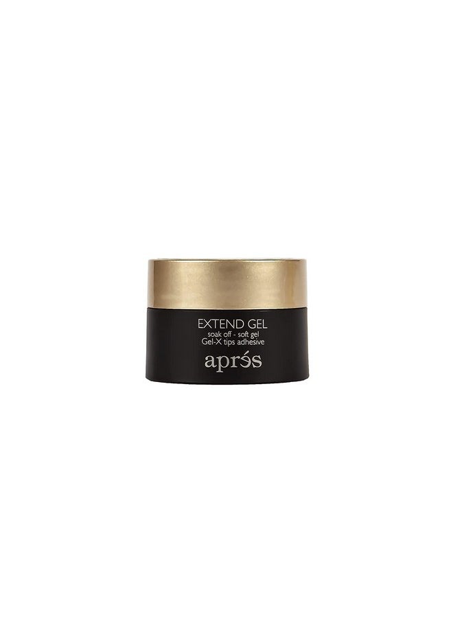 Apres Extend Gel In Jar Gelx Tips Adhesive Soak Off/Soft Gel 15 Ml / 0.5 Oz