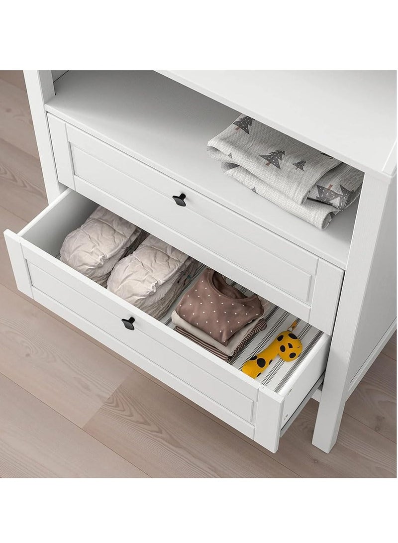 Peachjoy مقابض خزائن المطبخ بيضاوية، مقبض درج وخزانة عالي الجودة، سحب للمقابض لأبواب الخزائن، أدراج الحمام، 32 مم، 10 عبوات، أسود غير لامع - Image 5