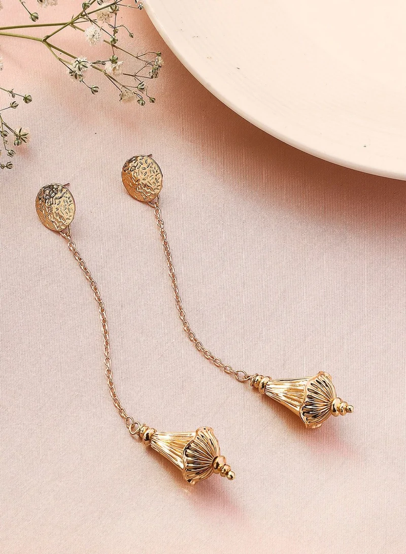 Priyaasi Plated Contemporary Drop Earrings