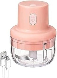 OR DIVINE HOME Electric Vegetable Chopper | USB Charging Mini Garlic & Vegetable Crusher | Electic Chopper with Button Control - MULTICOLOR 