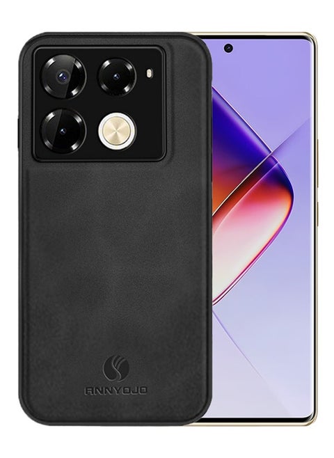 Protective Case Cover For Infinix Note 40 Pro/Infinix Note 40 Pro+ 5G Black High end Business