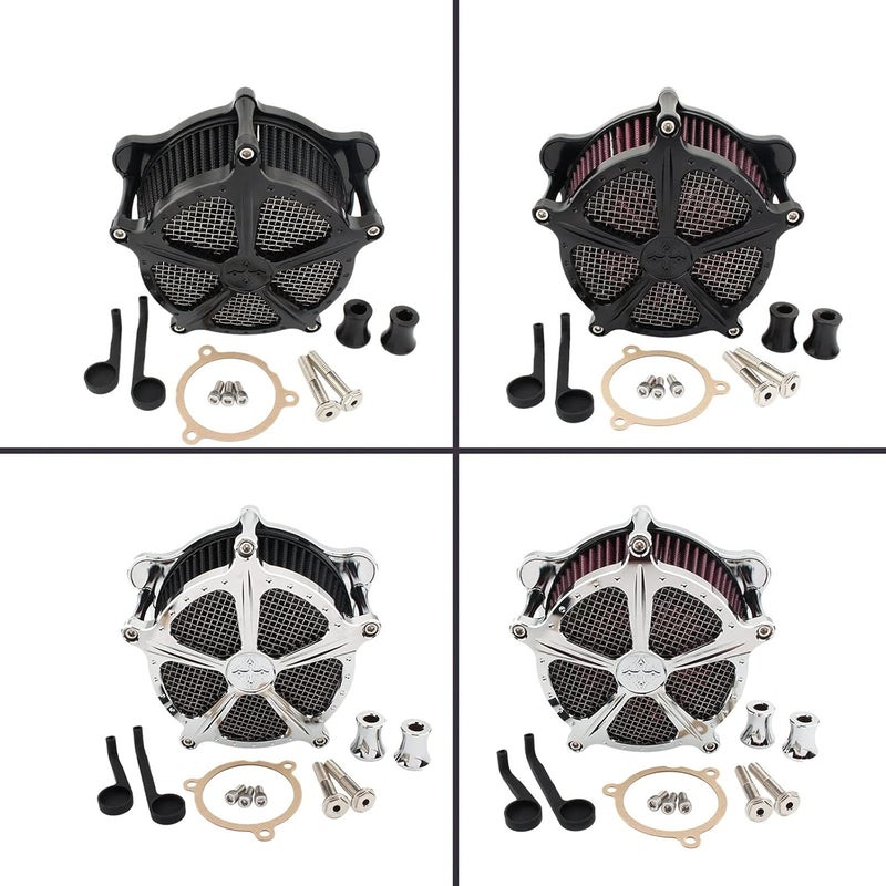 QASULER Motorcycle Air Filter for Harley Models 2017-2020 - Image 3