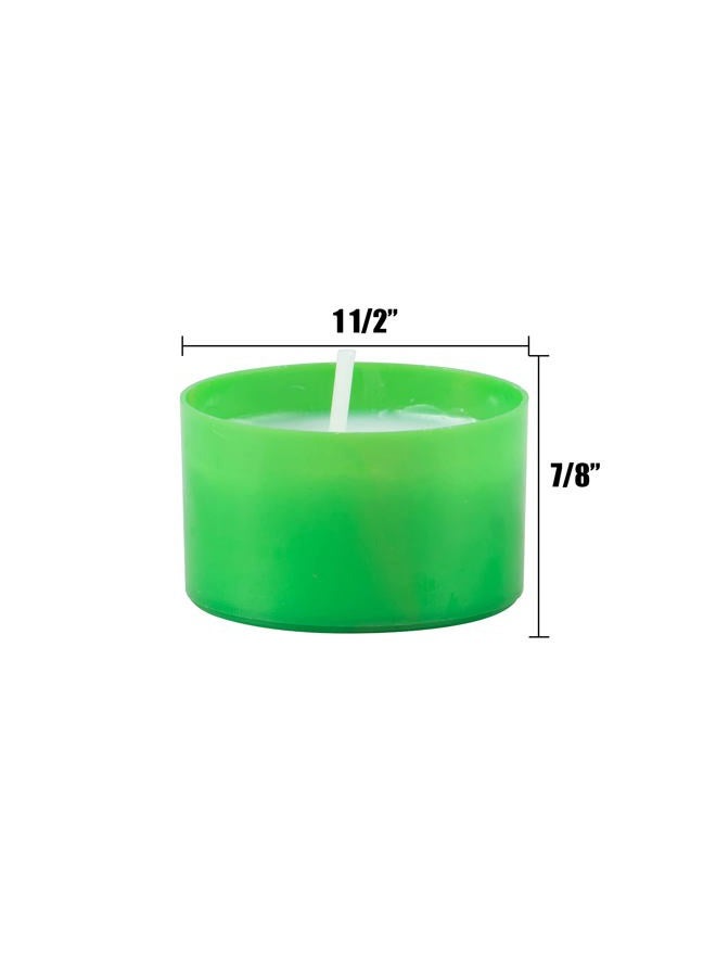 Stonebriar Dtlc-96-6 Tea Light Candles 6 To 7 Hr Extended Burn Time, 96 Pack, Multicolor, 96 Count - Image 4
