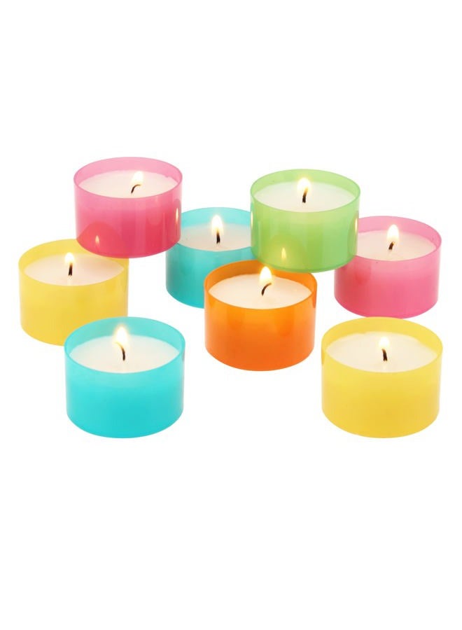 Stonebriar Dtlc-96-6 Tea Light Candles 6 To 7 Hr Extended Burn Time, 96 Pack, Multicolor, 96 Count - Image 3