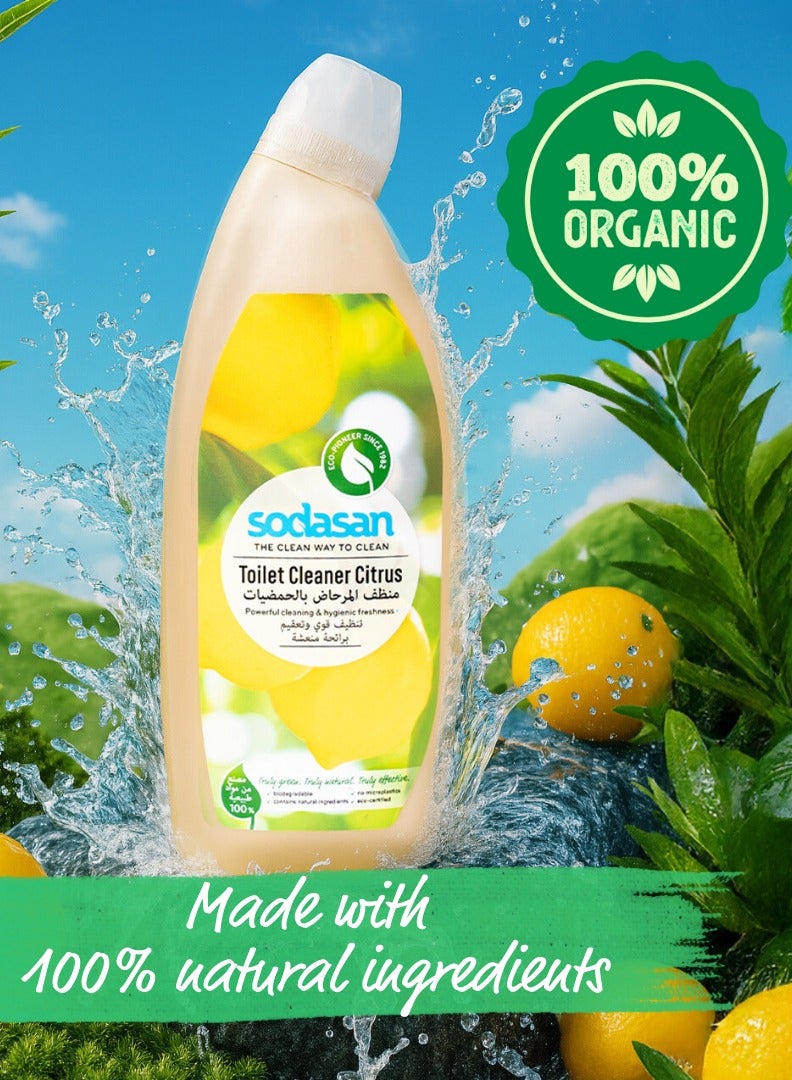 sodasan 100% Natural  Citrus Toilet Cleaner 750ML  - Image 4