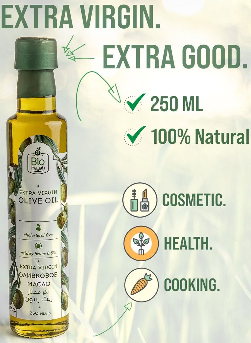 Biohayah, Extra Virgin Olive Oil - 250 Ml - Image 3
