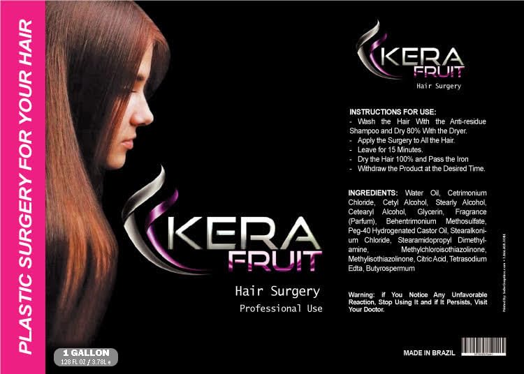KERA FRUIT Hair Surgery 16 Oz KeraFruit Anti-Frizz Hair Treatment Easy to use Hair Repair Keratin reapir hair Cirugia Capilar Reparadora - Image 3
