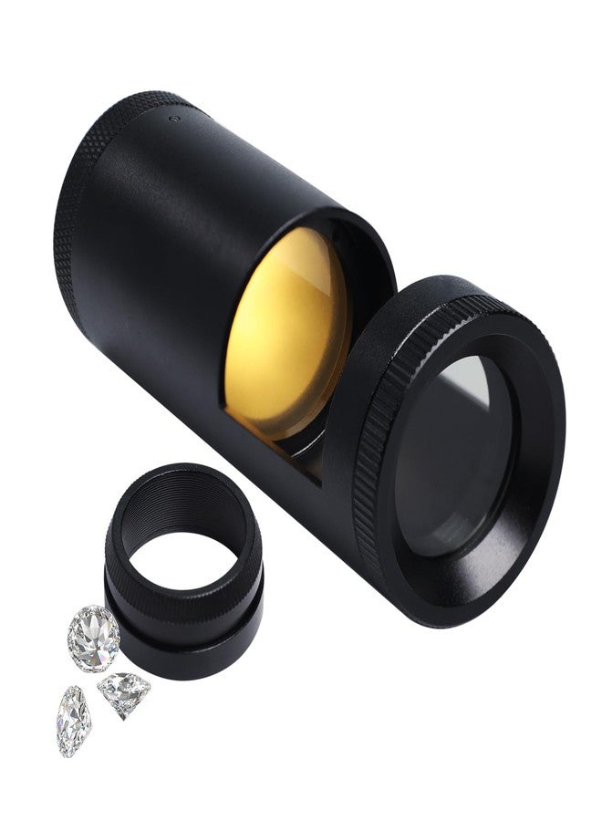 DANOPLUS Portable Polariscope, Professional Handheld Polariscope Dual Lens Optical Glass 93mm Length with Built-in LED Light Durable Aluminum Body for Jeweler, Jewelry Tools, Gemstones, Gemologist, etc. - Image 1