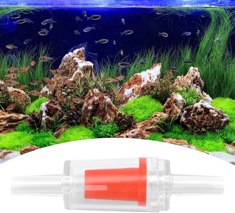 Meridian SEABABOO 15 Aquarium Air Pump Valves Plastic Red Automatic Corded Electric Prevents Backflow - CT - Image 3