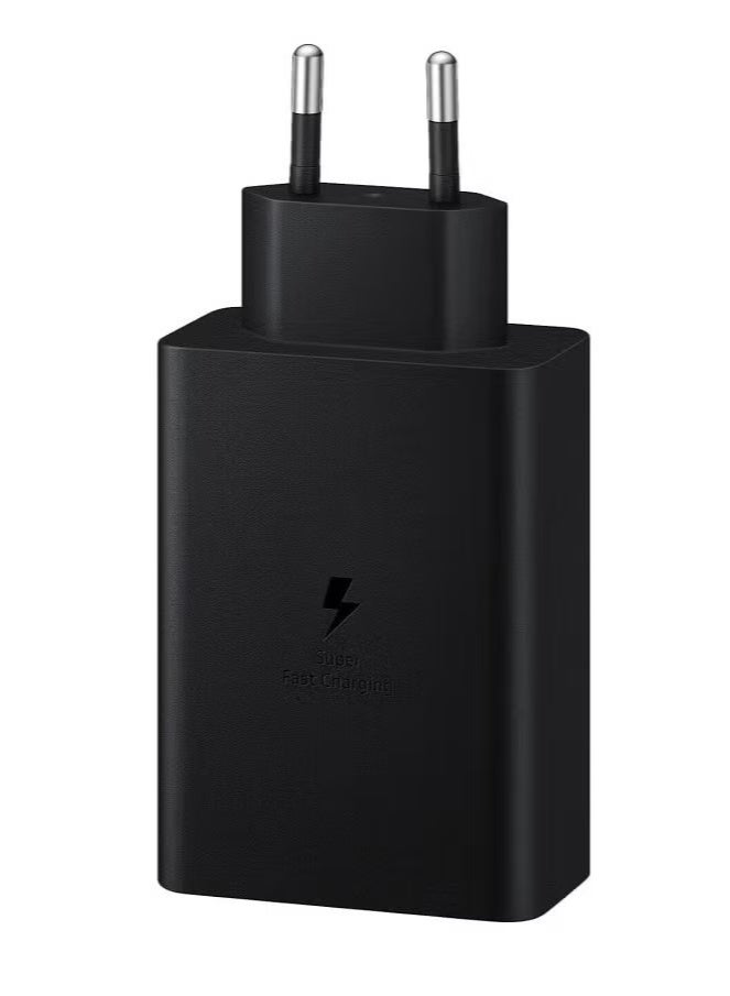 TIGER 65W Fast Charging Power Adapter Trio – Black | 3-Port USB-C & USB-A Wall Charger for Smartphones, Laptops, Tablets & More | Compact High-Speed Charger with Smart Power Distribution - Image 3