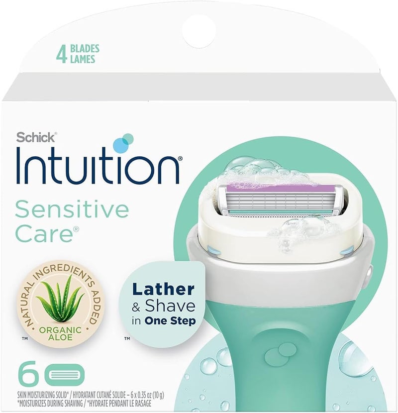 Schick Intuition Sensitive Care Replacement Cartridges - 6 Count - Image 1
