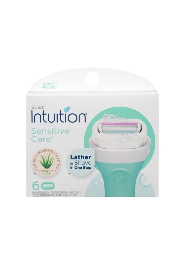 Schick Intuition Sensitive Care Replacement Cartridges - 6 Count - Image 2