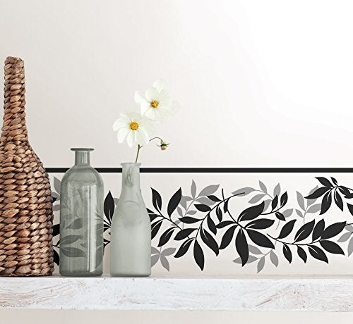 Fine Décor Fine Decor FDB07508S Leaf Trail Peel & Stick Border, Multicolor - Image 2