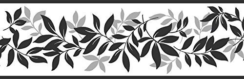 Fine Décor Fine Decor FDB07508S Leaf Trail Peel & Stick Border, Multicolor - Image 1