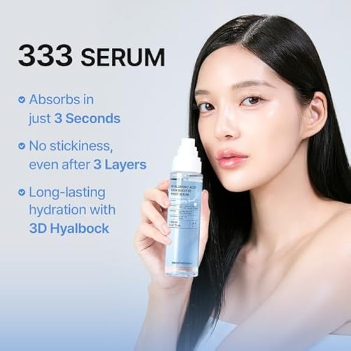 Meditherapy Hyaluronic Acid Serum XXL 150ml (5.07 fl.oz.) – Ultra Hydrating 333Serum for Glowing Skin, Face Moisturizer, Non-Sticky, Anti-Aging & Wrinkle Care, Korean Skin Care - Image 3