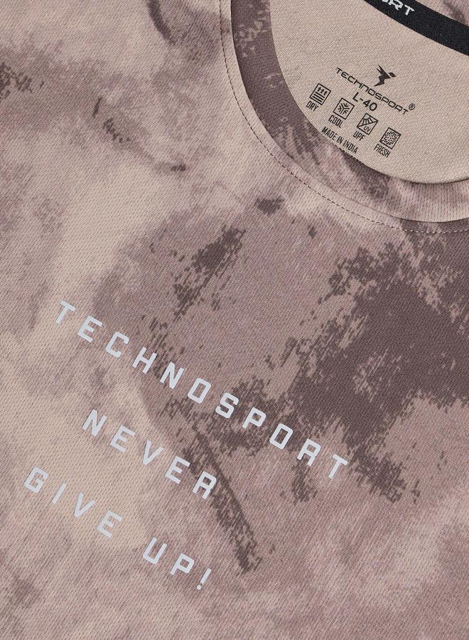Technosport Men Camouflage Printed Round Neck Regular Fit T-Shirt - Image 4
