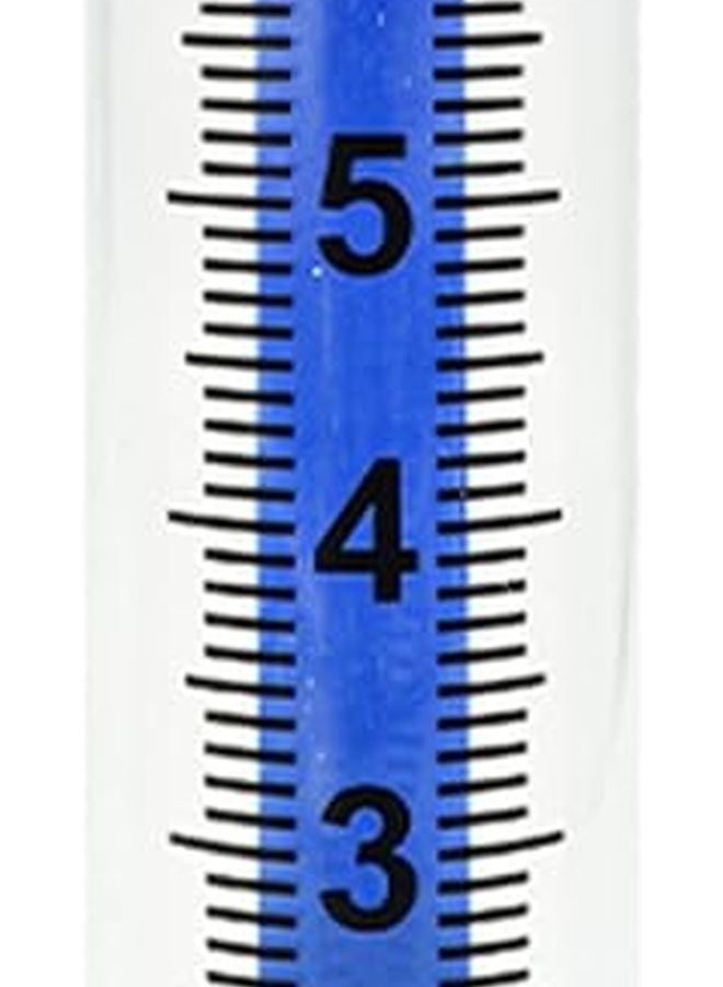 مقياس المطر الاحترافي مقاس 7 بوصات للخارجي مع حامل فولاذي لتتبع هطول الأمطار في الحدائق والمزارع - Image 4