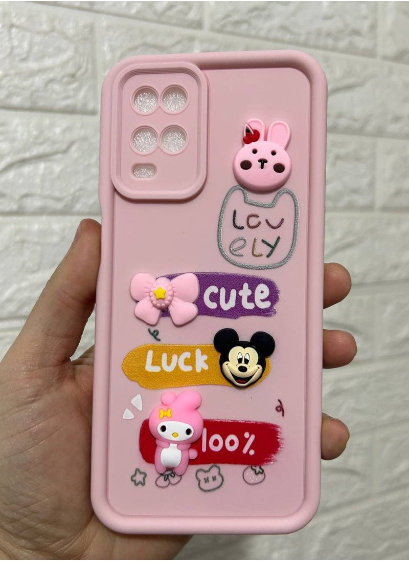 Generic - Back Cover Compatible With Phone Oppo A54 - Multi Color 239 - Image 1