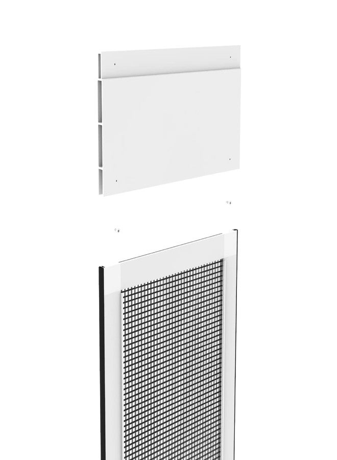 Hakuna Pets Patio Pet Door 4” Height Extension, Fits Screen Insert Panel for Small Doors, White - Image 2