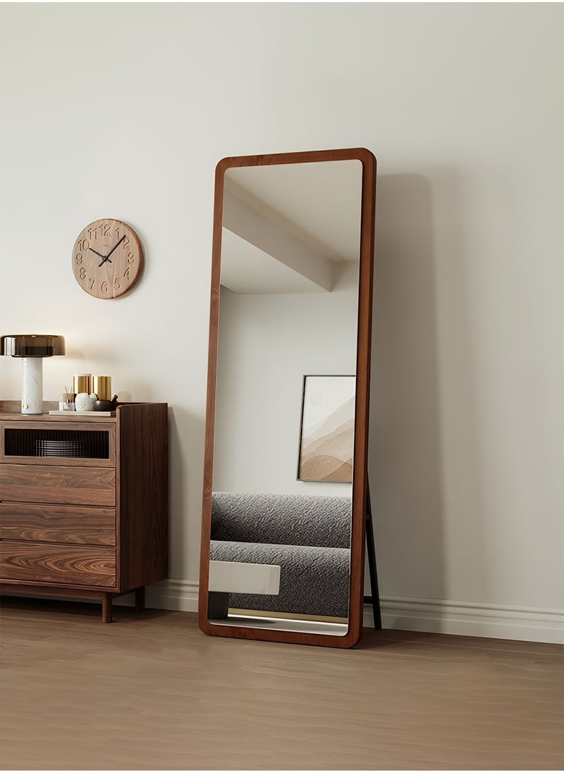 Taimi Full Length Mirror with Wooden Frame, Floor Mirror, Wall Mounted Mirror with Stand for Bedroom, Dressing Room, Living Room - 170X70cm  - Image 3
