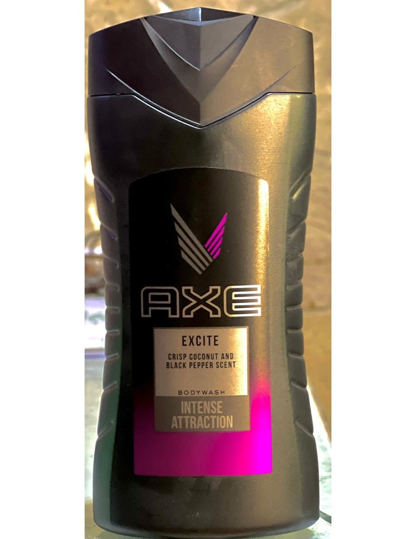 Axe Excite Body Wash Crisp Coconut & Black Pepper Scent 250ml - Image 1