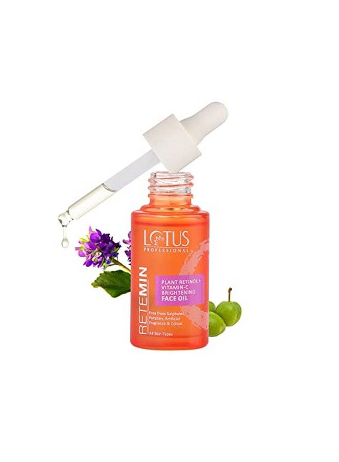 Lotus Professional Retemin Plant Retinol & Natural Vitamin C Facial Oil ; Preservative Free ; For All Skin Types ; 28Ml  - Image 2