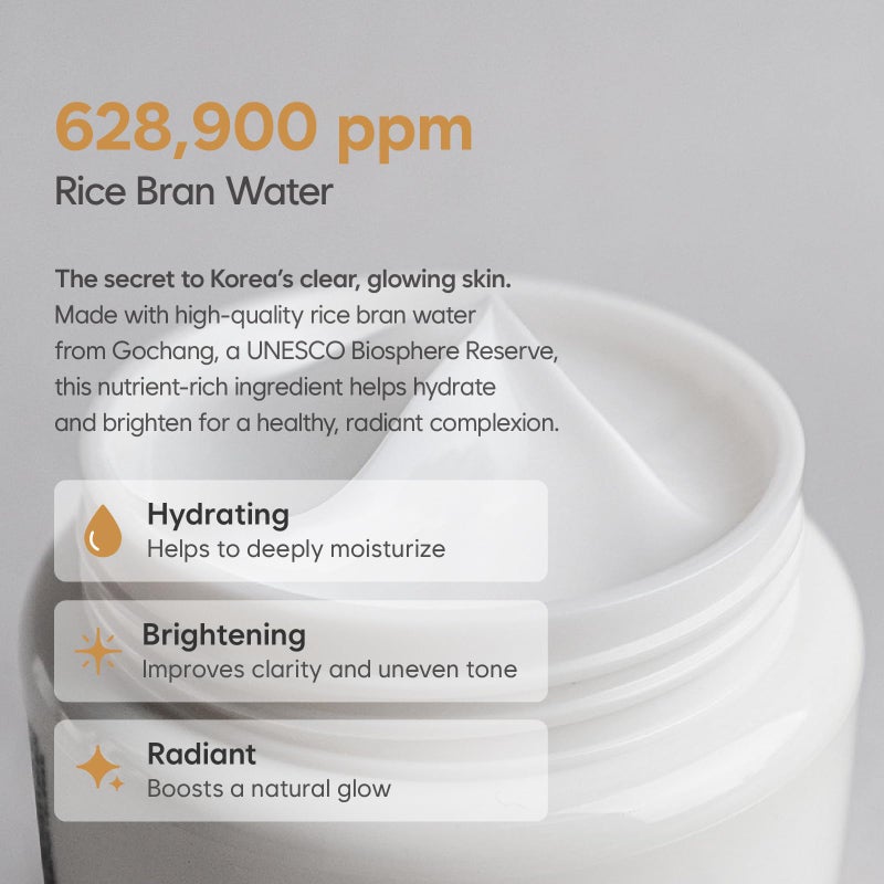 MIDHA Rice Cream 1.69fl.oz/50ml, Deep Hydration, Glow-Enhancing, Skin Barrier Support â€“ Moisturising, Lightweight Daily Cream with Dewy, Radiant Finish, for Rice Face Spots - Image 5