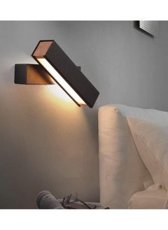 Generic Wall Light LED Wall Sconce Modern Simple Bedside Light Wall Lamp 270° Rotatable Wall Lantern Wall Mounted Light Home Ceiling Wall Sconce,Pendant Lighting Ceiling(Black)  - Image 2