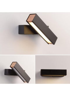 Generic Wall Light LED Wall Sconce Modern Simple Bedside Light Wall Lamp 270° Rotatable Wall Lantern Wall Mounted Light Home Ceiling Wall Sconce,Pendant Lighting Ceiling(Black)  - Image 4