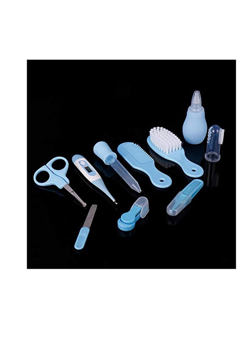 Y&D 10Pcs/Set Infant Newborn Baby Safe Health Care Kit Hardware Manicure Hair Thermometer Nail Clippers Tools - Image 2