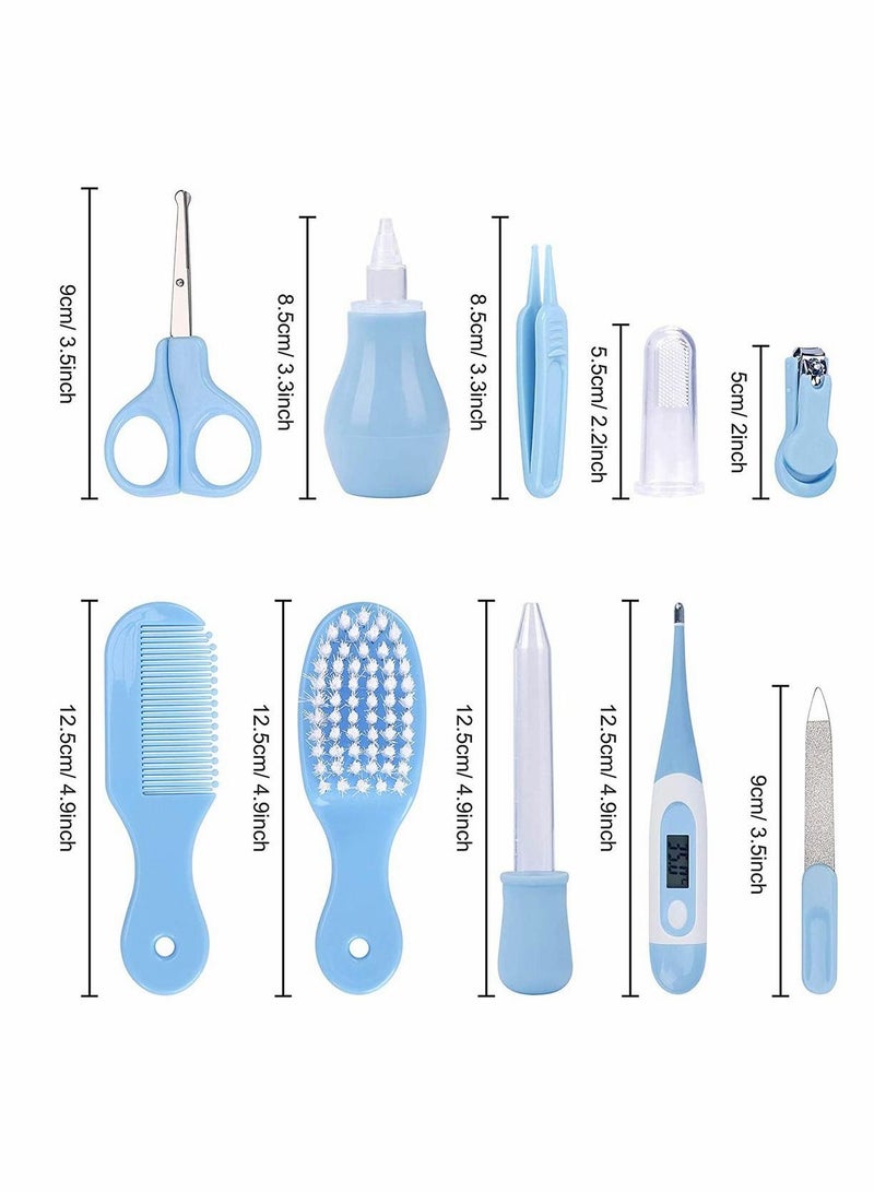 Y&D 10Pcs/Set Infant Newborn Baby Safe Health Care Kit Hardware Manicure Hair Thermometer Nail Clippers Tools - Image 5