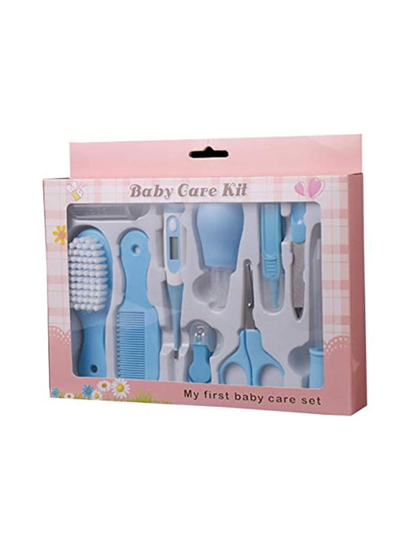 Y&D 10Pcs/Set Infant Newborn Baby Safe Health Care Kit Hardware Manicure Hair Thermometer Nail Clippers Tools - Image 1