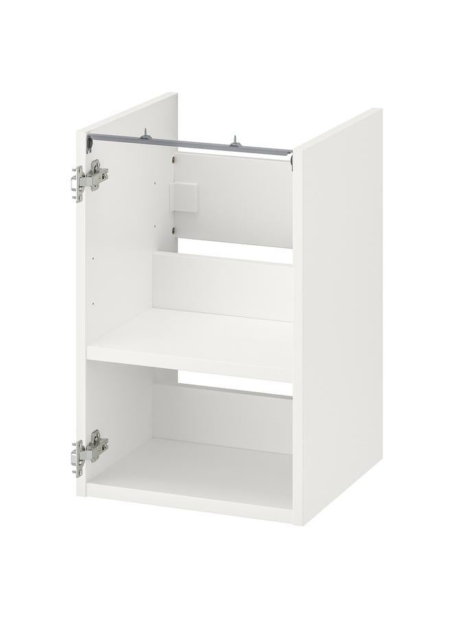 Zaboon Base cb f washbasin w shelf, white, 40x40x60 cm - Image 1
