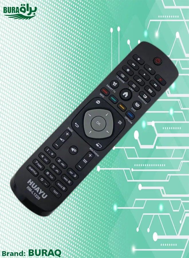 Philips TV Remote Control Black