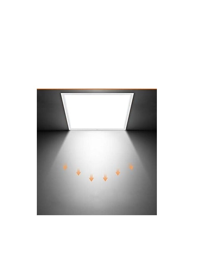 Gloware LED Back-Lit Panel Light, 60x60 cm, 40W, Daylight, White Plastic Frame - Image 2