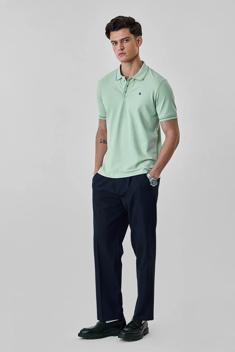 SNITCH Regular Fit Polo Stretch T-Shirt