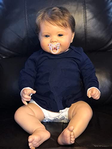 KOKOMANDY Reborn Baby Dolls 24inch Really Cute Toddler Boy Baby Doll That Look Real Realistic Soft Silicone Newborn Baby Babies Gifts for Kids Age 3 - Image 1