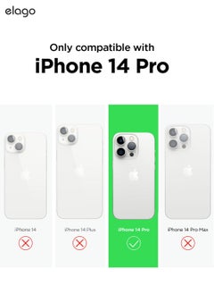 Elago Buckler for iPhone 14 Pro Case Cover - Transparent  - Image 2