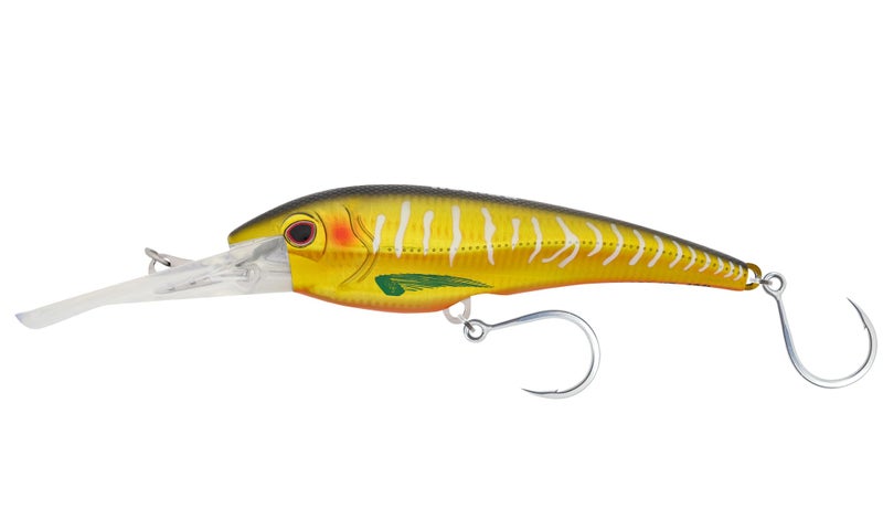 Nomad Design DTX Minnow 200 Heavy Duty SNK 8 Saltwater Fishing Lure with Autotune Deep Diving Minnow Lure Ideal for Tuna Wahoo Mackerel Trolls 12 KnotsGold Glow - Image 2