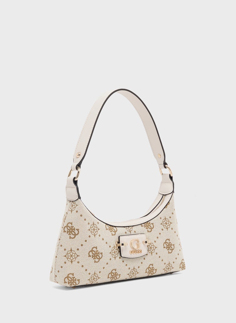 GUESS Neda Top Zip Shoulder Bag  - Image 3