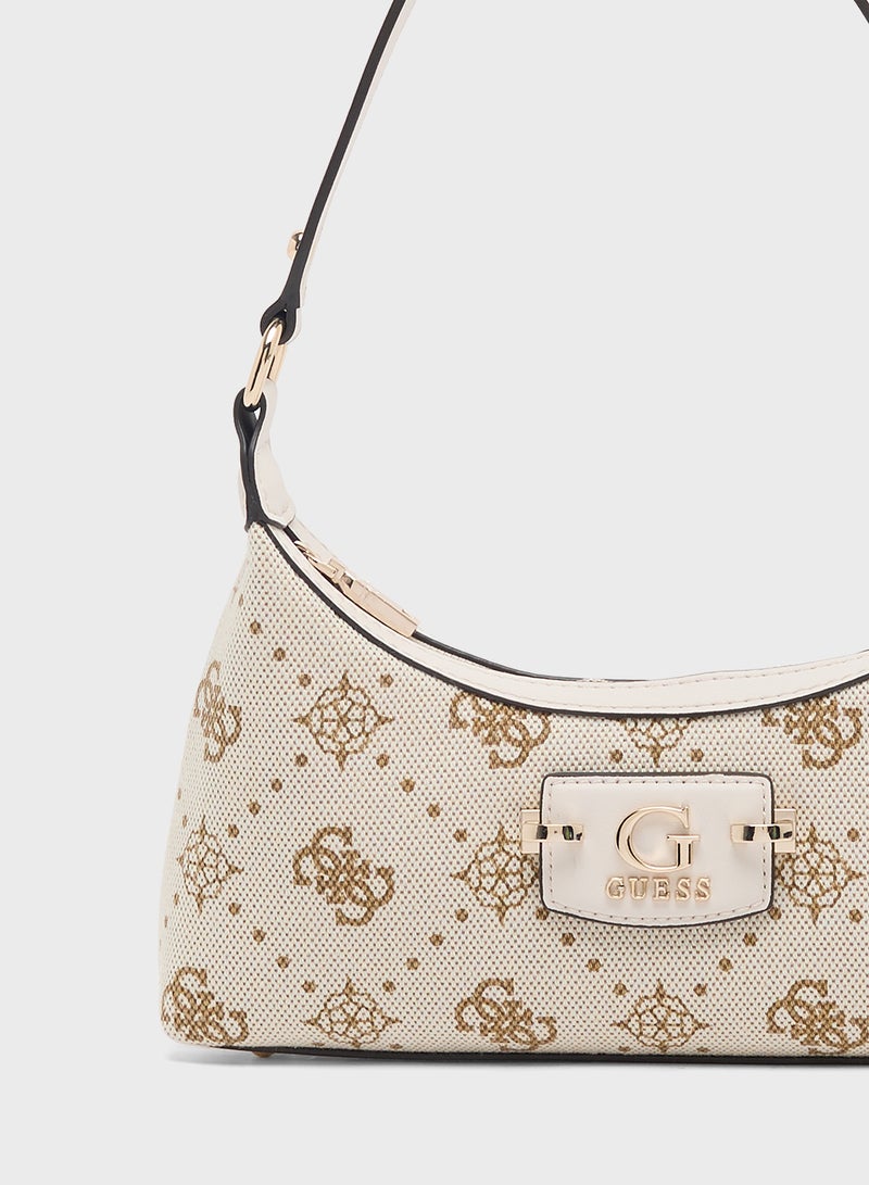 GUESS Neda Top Zip Shoulder Bag  - Image 4