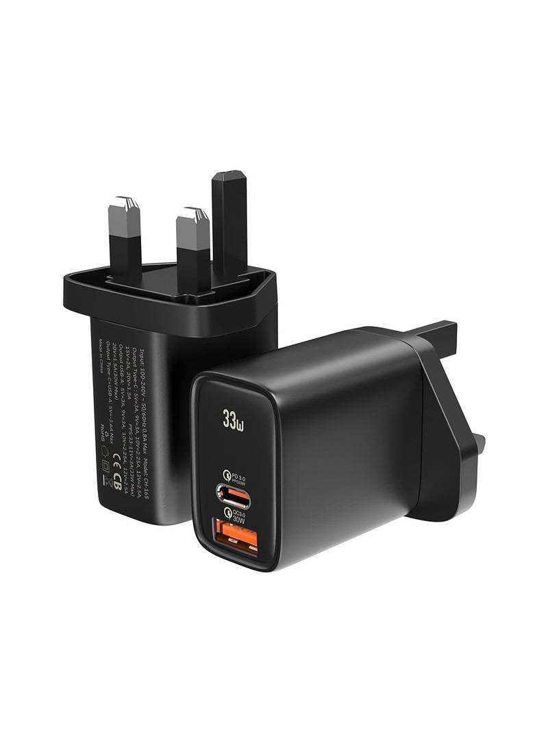 جولتيج شاحن حائط CH01 بقدرة 33 واط مع حماية أمان ووظيفة منفذين - المملكة المتحدة - Image 2